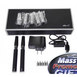 cheap EGO-C electronic cigarettes 1 set 1100MA with 5 atomizers 35.5 USD total free shipping