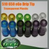 510-eGo type Transparent ecig drip tips 60pc x 0.71 FREE SHIPPING World Wide