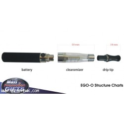 Cheapest eGo-T4 CE4 clear cartomizer 1100mah Electronic Cigarette 1set x 33.4USD free shipping