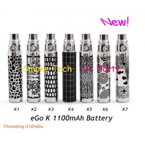 Cheap Engraved eGo K 1100mAh Battery 15PC x 11.5USD GIFT 1pc usb charger free shipping