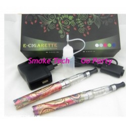 Cheap Embossed Colorful eGo Q by CE4 clearomizer and 1100mAh Battery 1set x 36.7 USD free shipping