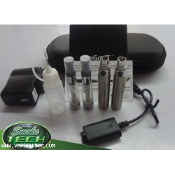 Wholesale EGO-T4 CE4 clearomizer 1100mah electronic cigarette -eGo Portable Leather Case starter kit 1setx 32.6USD Free Shipping