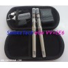 Promotion 3.2-3.7-4.2V varies voltage EGO-VV CE6 changable replacement coil clearomizer-LED 900mah battery-electronic cigarette starter kit with eGo Portable leather case x1set 43.2USD Free Shipping