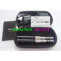 Promotion EGO CE4 clearomizer 650mah electronic cigarette -eGo Portable Leather Case starter kit 1setx 30.2USD Free Shipping