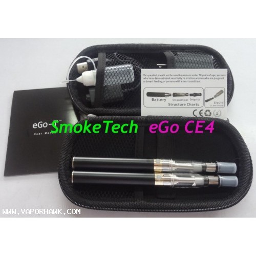 Promotion EGO CE4 clearomizer 900mah electronic cigarette -eGo Portable Leather Case starter kit 1setx 31.2USD Free Shipping