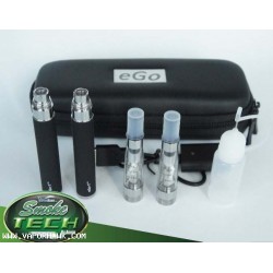 Wholesale Auto EGO-T+CE6 replacement coil clearomizer 900mah electronic cigarette -eGo Portable Leather Case starter kit 1 x 32.4USD Free Shipping