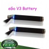 Newest eGo-V3 2.8V-4.2V Varies Voltage Electronic Cigarette Battery 650mAh 5pcs Free Shipping