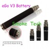 Newest eGo-V3 2.8V-4.2V Varies Voltage Electronic Cigarette Battery 1100mAh 10pcs Free Shipping